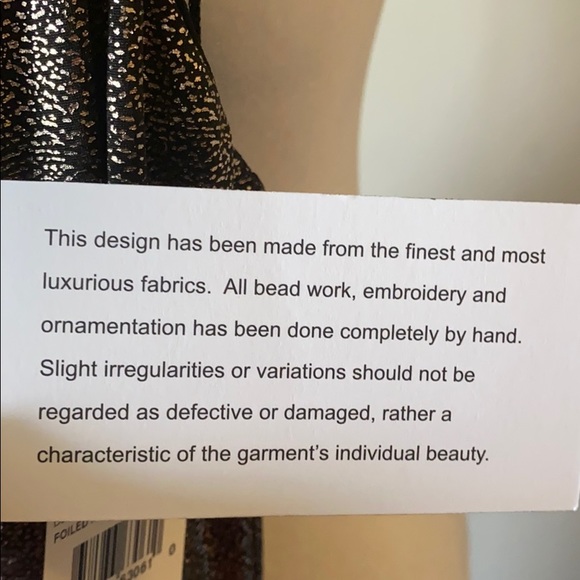 New Aidan Mattox Foil Mermaid Gown size 8 prom - Picture 7 of 11